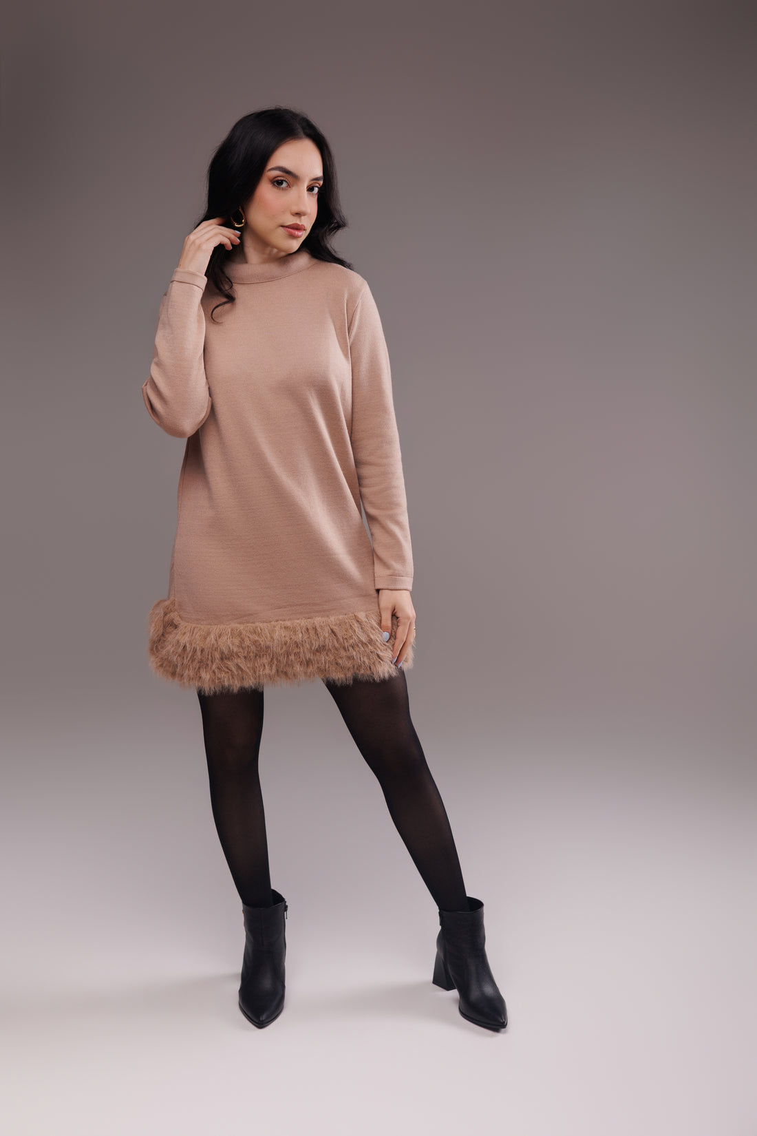 Vestido pluma