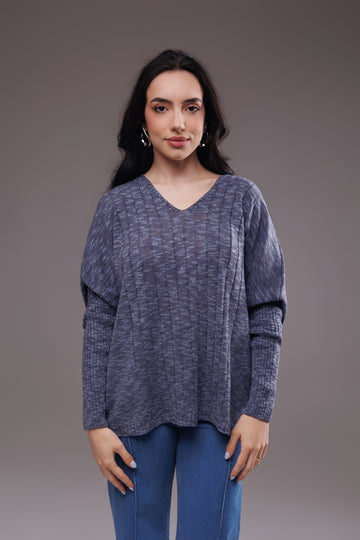 Blusa em trico decote V