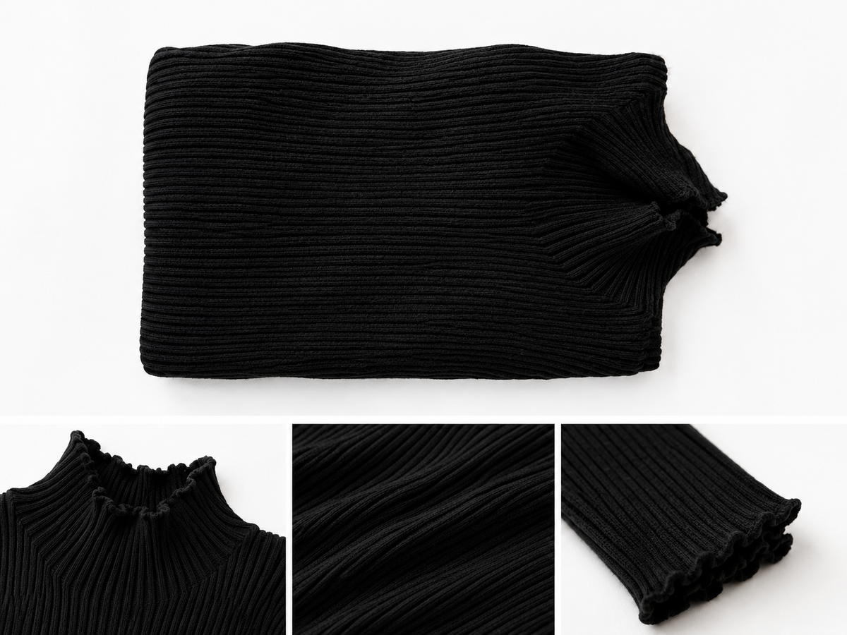 Blusa Tricô Modal Manga Luva