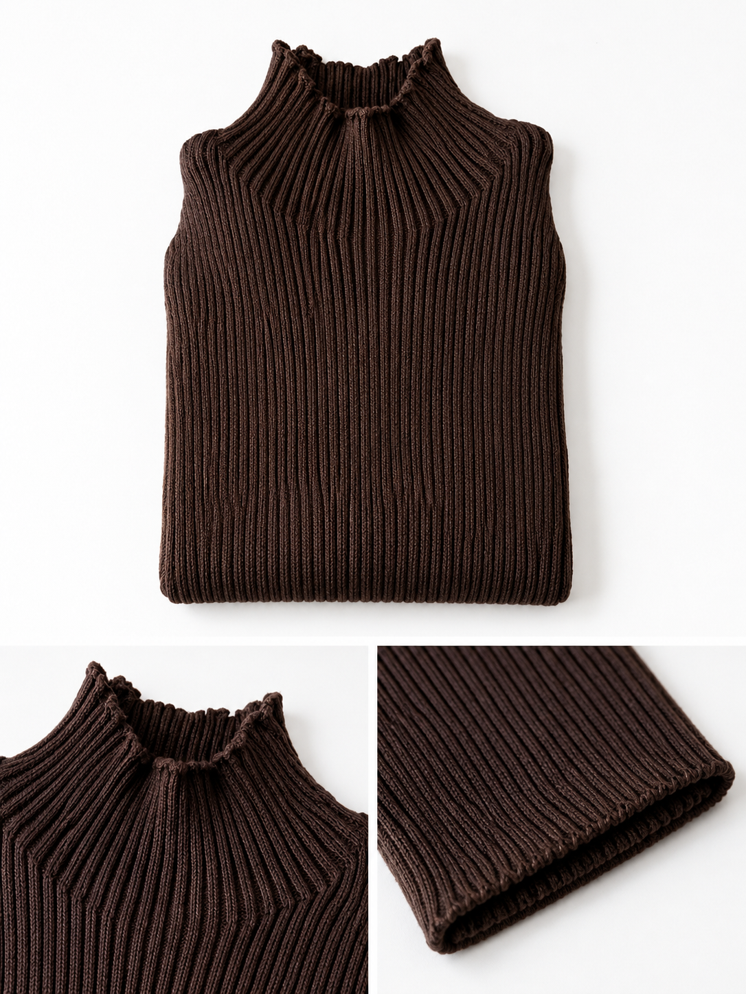 Blusa Tricô Modal Manga Luva