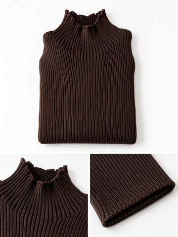 Blusa Tricô Modal Manga Luva