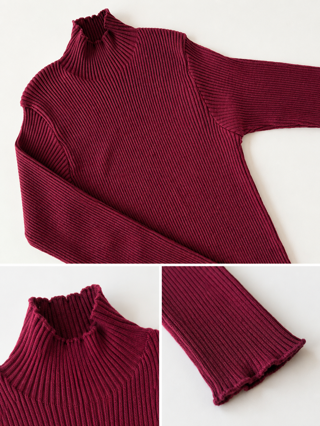 Blusa Tricô Modal Manga Luva
