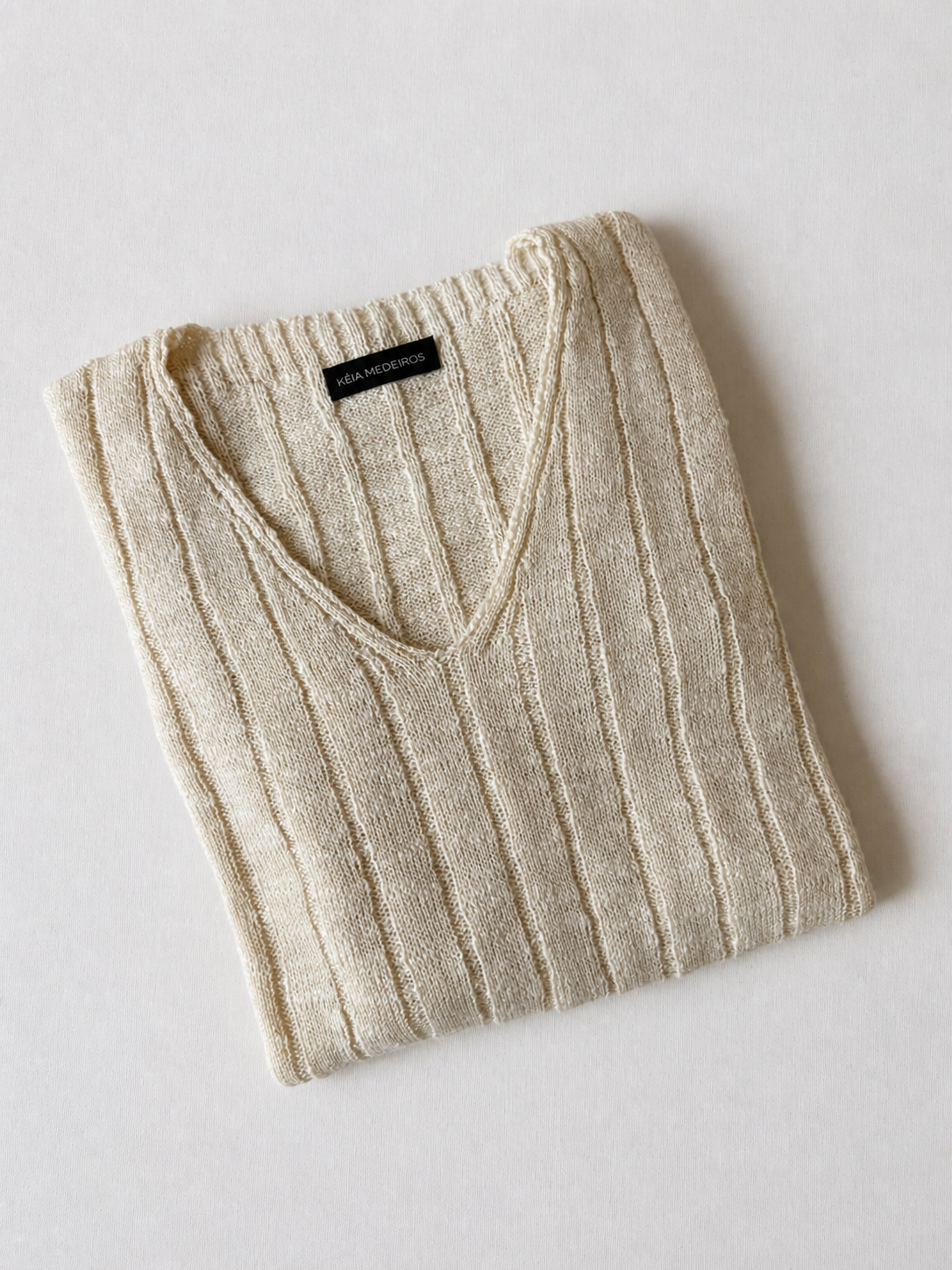 Blusa em trico decote V